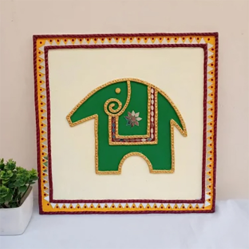 Haryali Gaz Lippan Art - Design Type: Standard