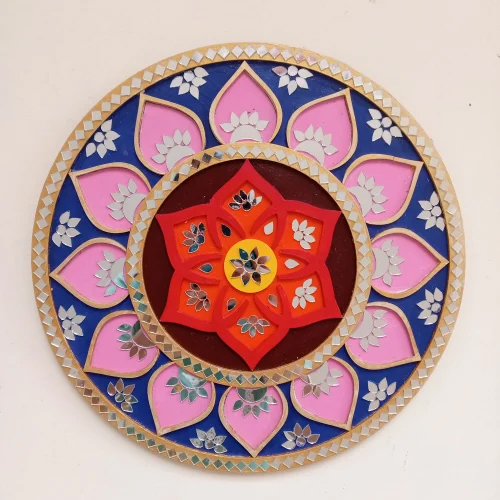 Gulabi Chand Wall Handmade Hanging - Color: Multicolor