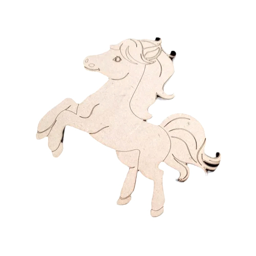 Vn Creation Mdf Horse Pre Marked - Design Type: Standard
