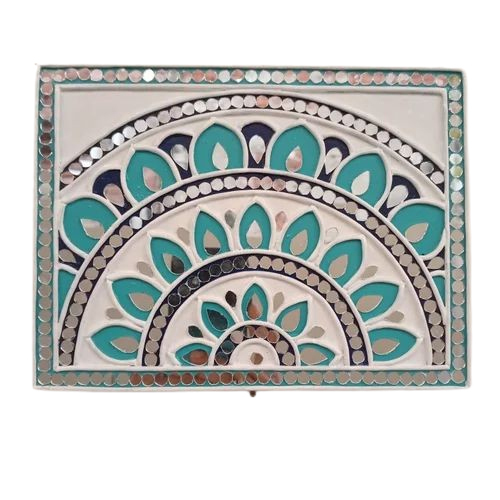 12X10 inch Rectangular Lippan Wall Art