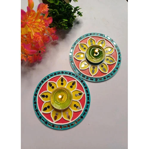 Tealight Candle Holder Lippan Art - Design: Standard