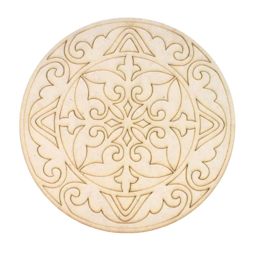 Ornate Mandala Cutout Base