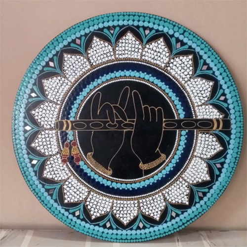 Krishna Bansuri Mandala Art
