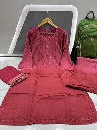 Women chiffon kurti set