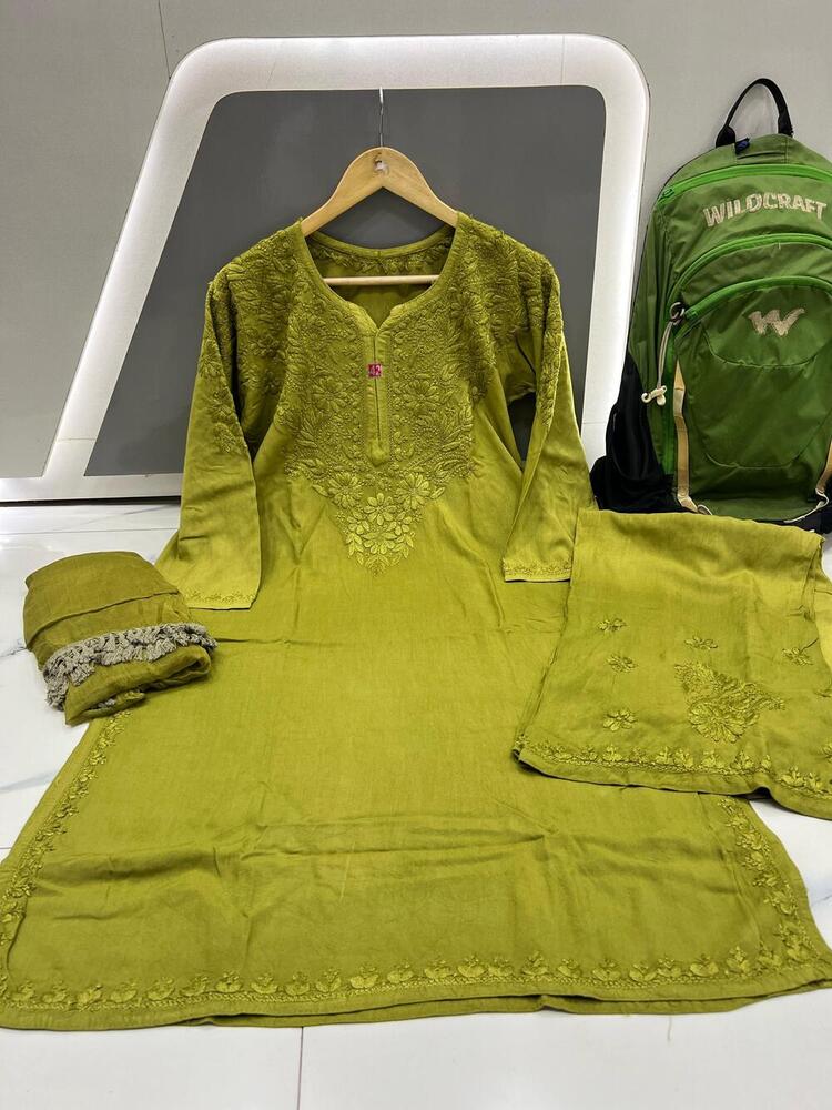 Women Chiffon kurti set