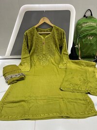 Women Chiffon kurti set
