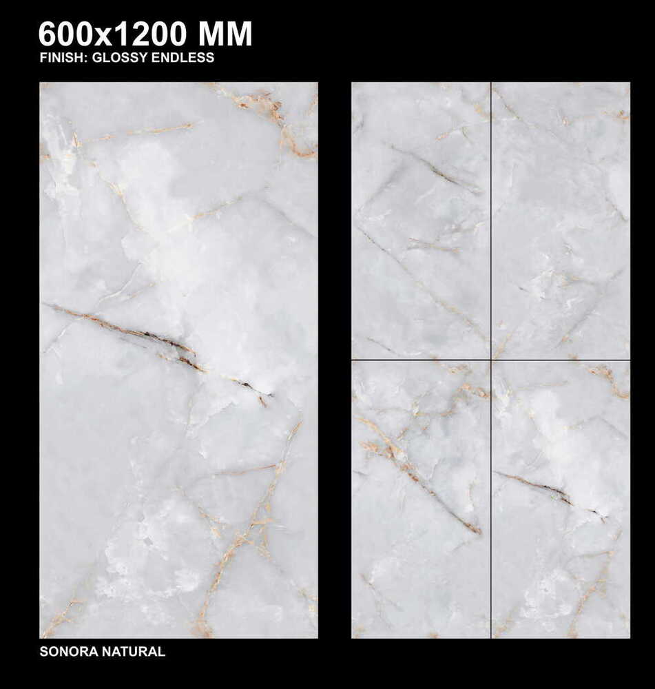600x1200 Porcelain Tiles - Color: Beige