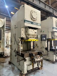 1593 KOMATSU  C FRAME SINGLE CRANK PRESS