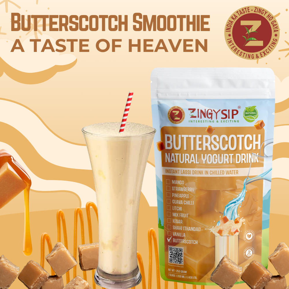 BUTTERSCOTCH NATURAL YOGURT DRINK
