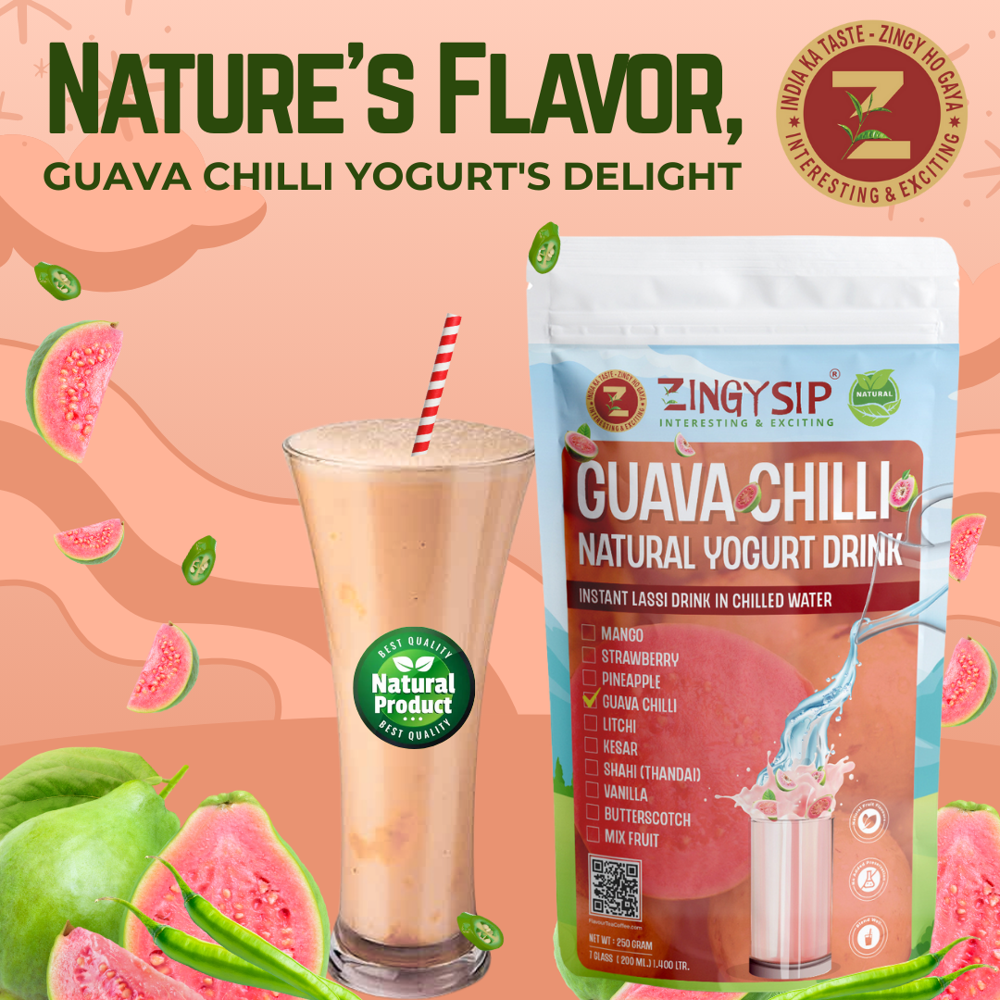 GUAVA CHILLI NATURAL YOGURT DRINK