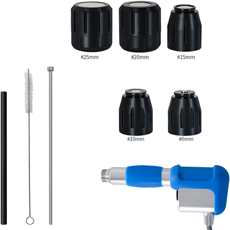 Shockwave Head Therapy Machine Massager, 7 Transmitters Effective Physical Shock Wave Anti-cellulite Electromagnetic Deep Muscle Relax, Multicolour - Material: Plastic