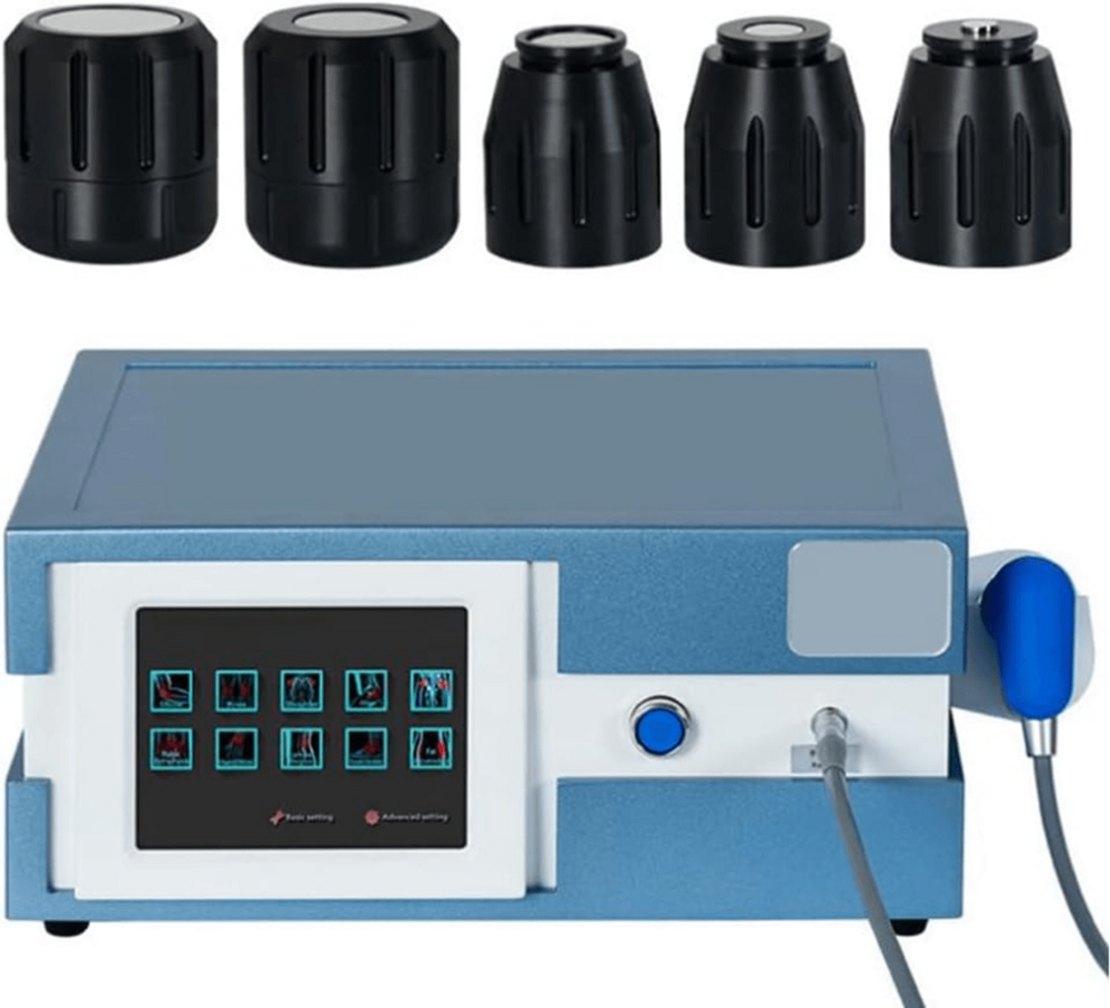 Shockwave Head Therapy Machine Massager, 7 Transmitters Effective Physical Shock Wave Anti-cellulite Electromagnetic Deep Muscle Relax, Multicolour - Material: Plastic