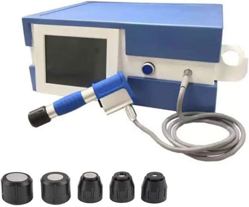 Shockwave Head Therapy Machine Massager, 7 Transmitters Effective Physical Shock Wave Anti-cellulite Electromagnetic Deep Muscle Relax, Multicolour - Material: Plastic