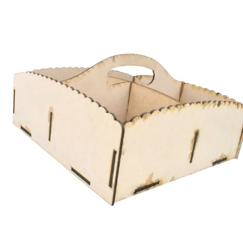 Pine Mdf Serving Tray - Color: Brown