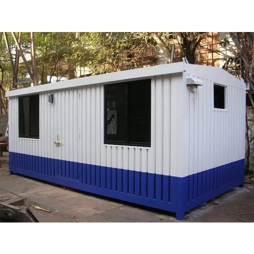 Portable Toilet Cum Office Container - Color: Any Color