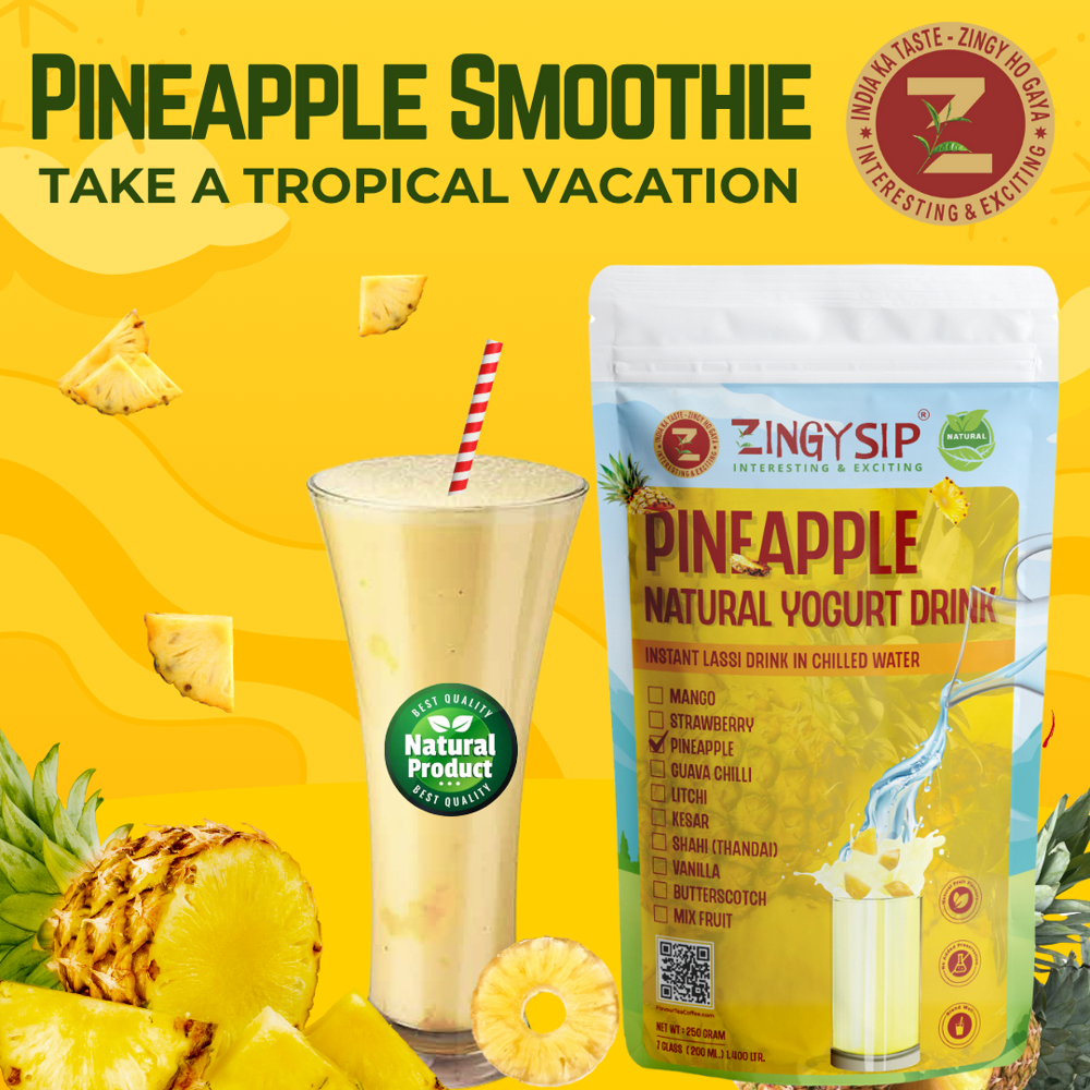 PINEAPPLE NATURAL YOGURT DRINK