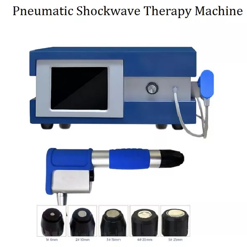 Professional Shockwave Machine Therapy Pain Relief & Ed Treatment - Pneumatic 10 Bar , Touch Screen Password Protection, Dual Output Probes