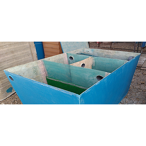 15000 Ltrs Frp Bio Digester Tank - Color: Blue