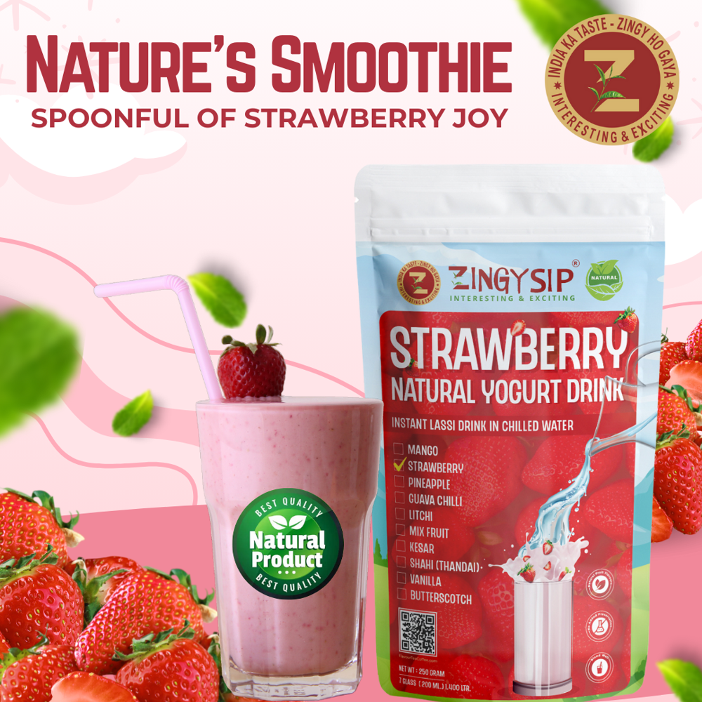 STRAWBERRY NATURAL YOGURT DRINK