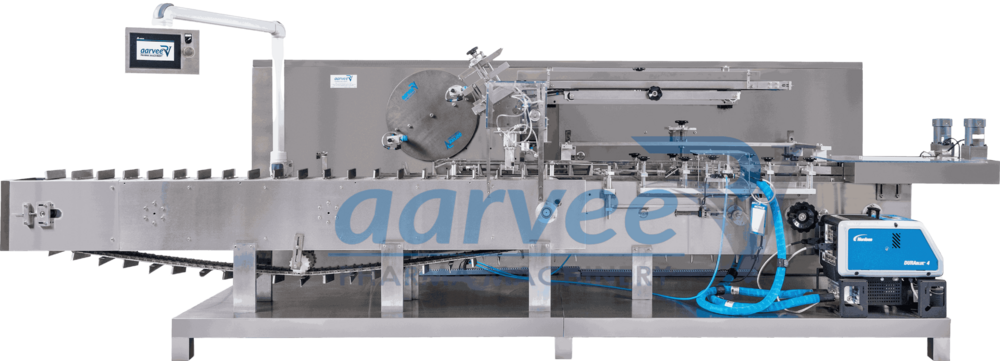 Automatic Food Pouch Box Packaging Cartoning Machine with Hot Melt Glue Closing