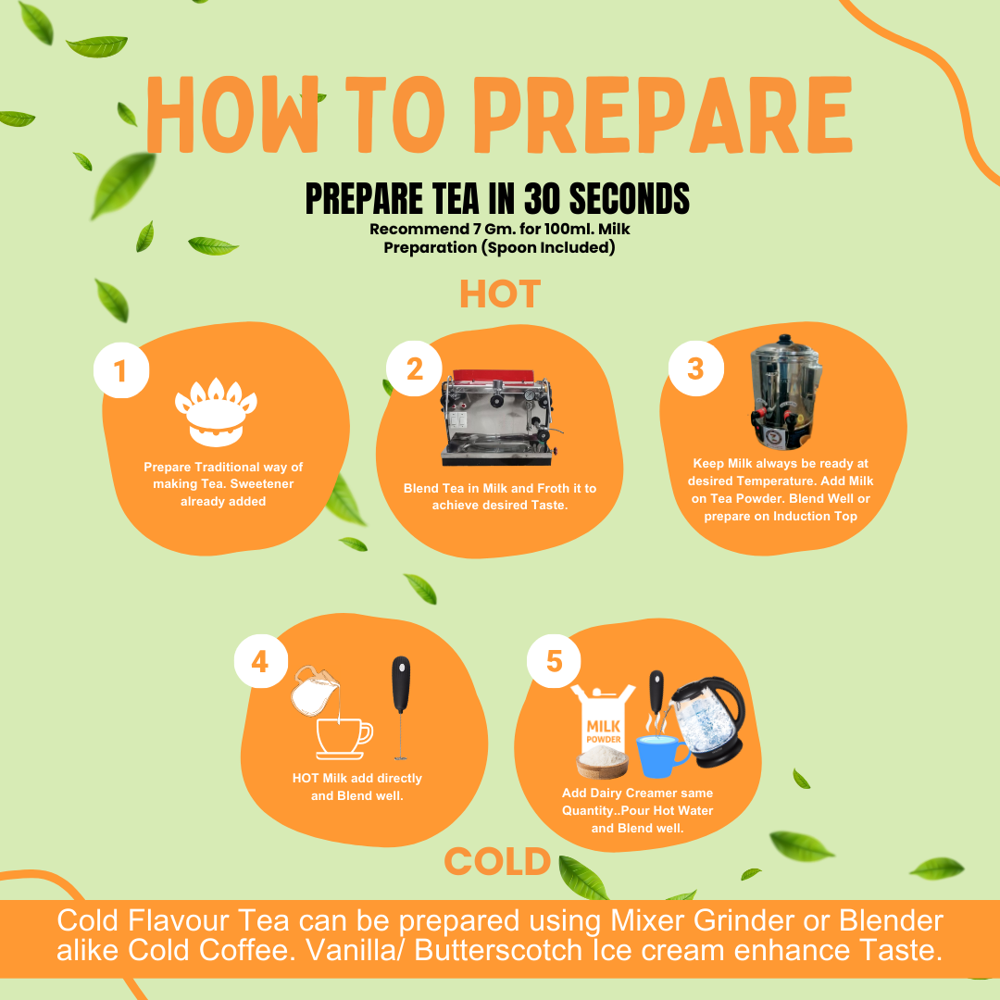 Jaggery Kesar Elaichi Tea - Color: Black