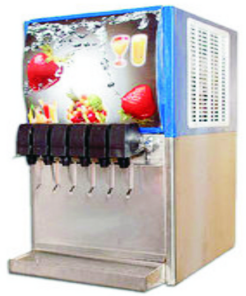 सोड़ा डिस्पेंसर मशीन (6 वाल्व)