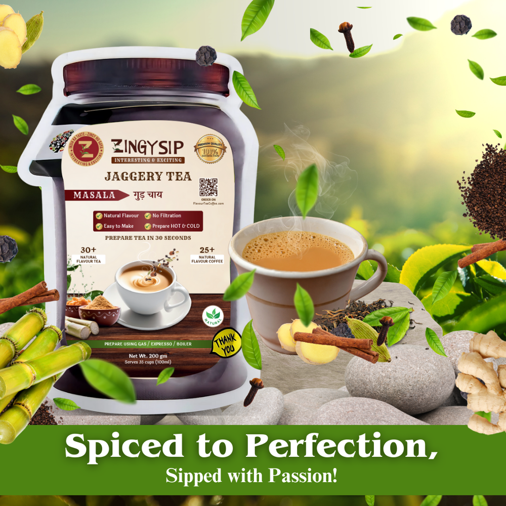 Jaggery Masala Tea - Color: Black