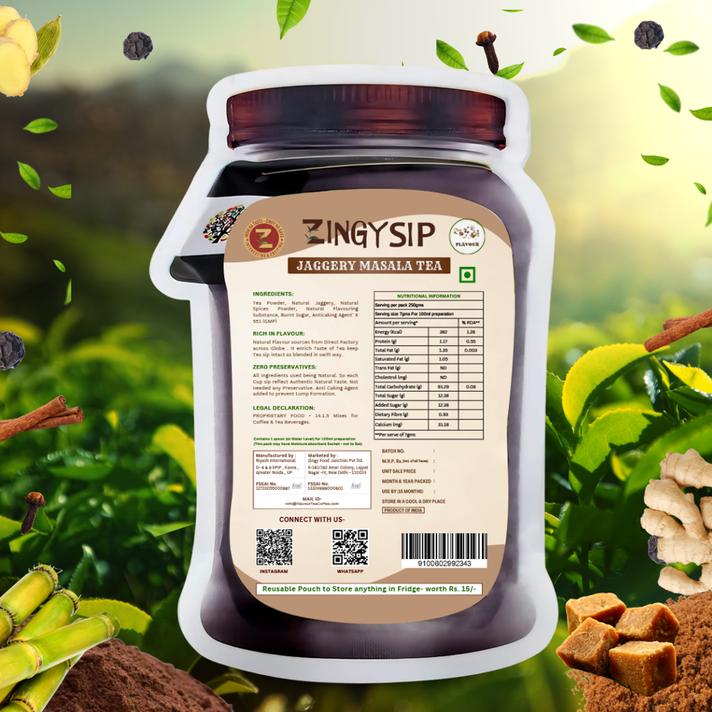 Jaggery Masala Tea - Color: Black