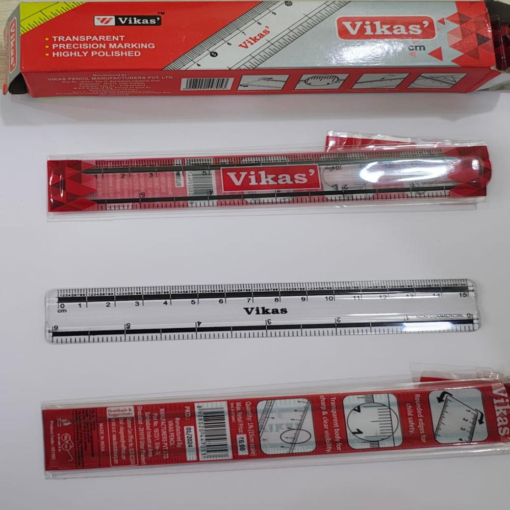 15 Cm Plastic Scale - Feature: High Quality