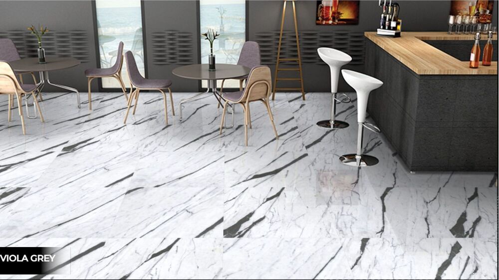 High-Quality 600x600 mm Glossy Porcelain Tiles for Interior & Exterior Flooring