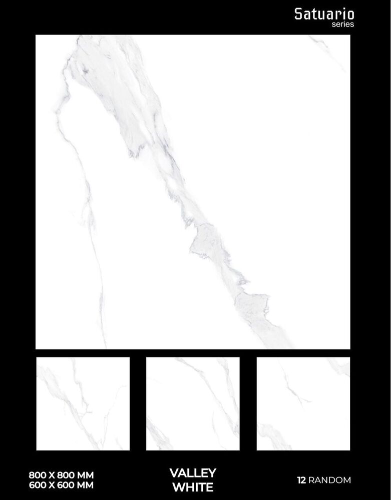 High-Quality 600x600 mm Glossy Porcelain Tiles for Interior & Exterior Flooring