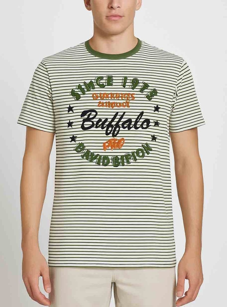 Mens  Camo  Printed  T Shirt