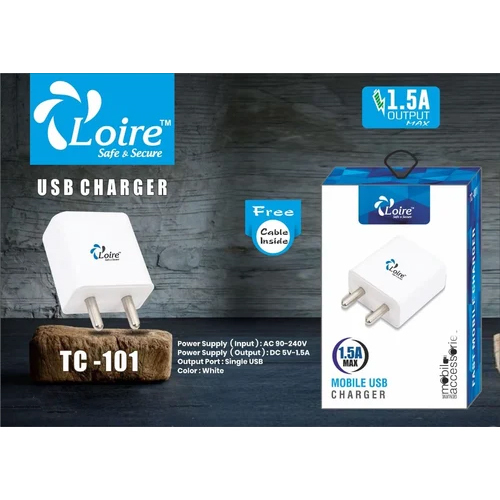 1.5A Loire Polycarbonate USB Charger