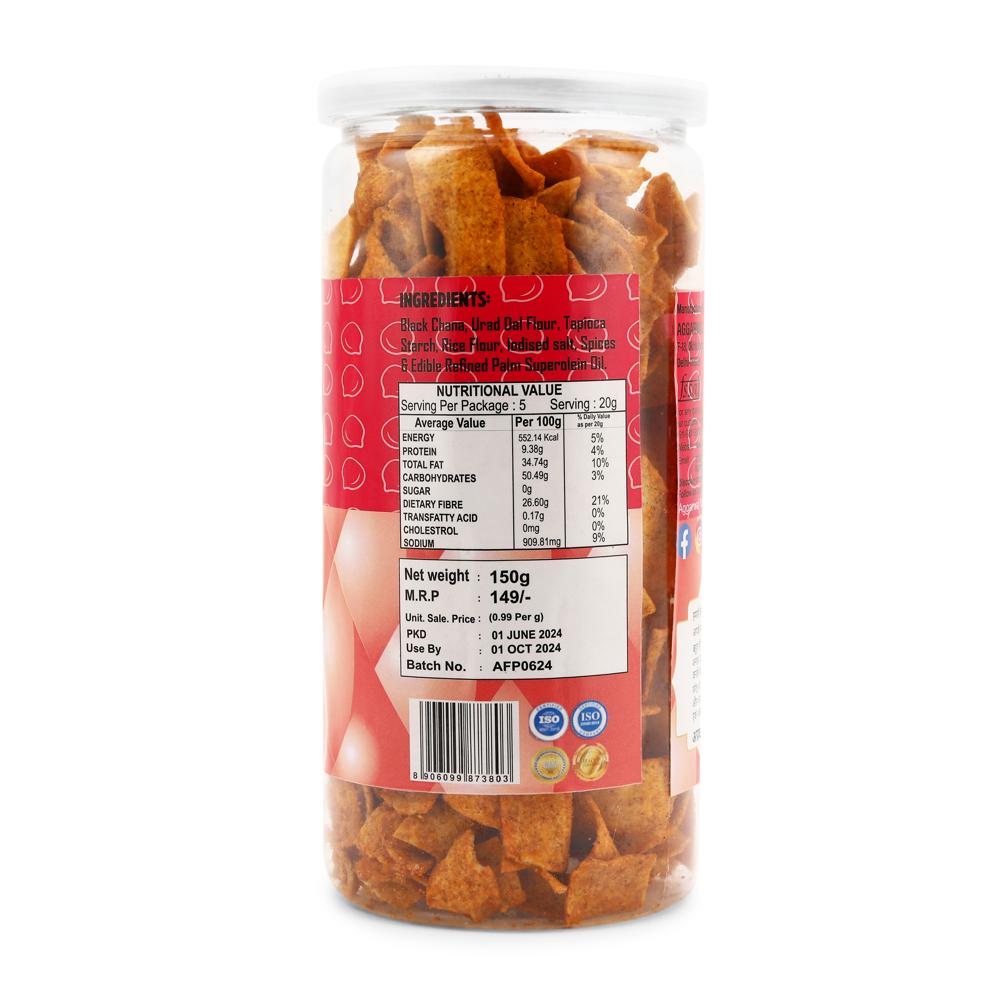 Black Chana Chilly Tomato Chips - Feature: Tasty & Healthy Snacks