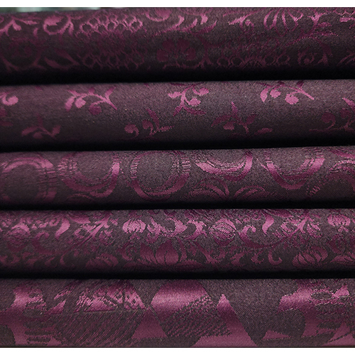 Purple Shervani Jacquard Fabric - Attributes: Washable