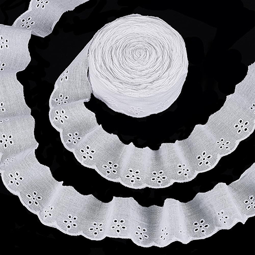 Embroidery Lace - Color: White