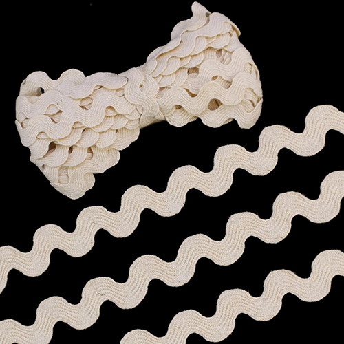 Rick Rack Cotton Lace - Color: Beige