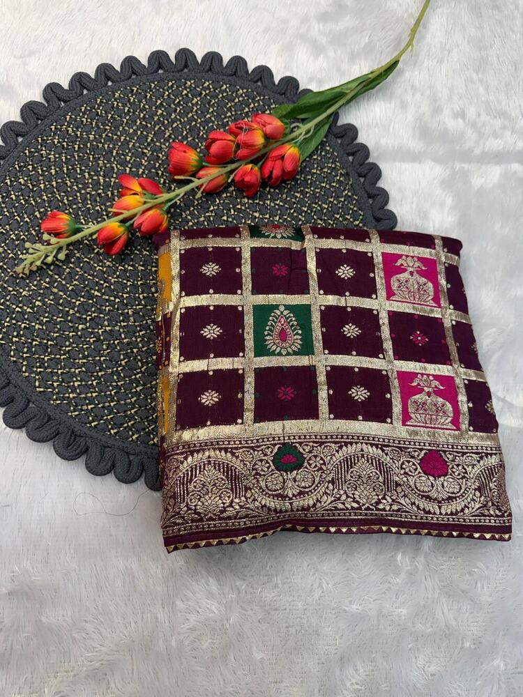 BEAUTIFUL DOLA SILK SAREE