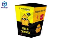 Fried Chicken Popcorn Box - Finishing: Glossy Lamination