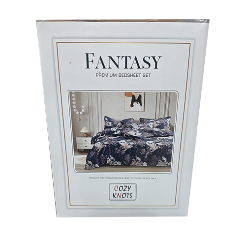 Premium Gift Packaging Bed Sheet Set - Color: Multi Colour