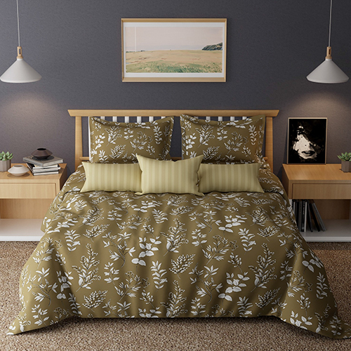 3 Pcs Printed Bed Sheet Set - Color: Multi Colour