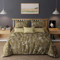 3 Pcs Printed Bed Sheet Set - Color: Multi Colour