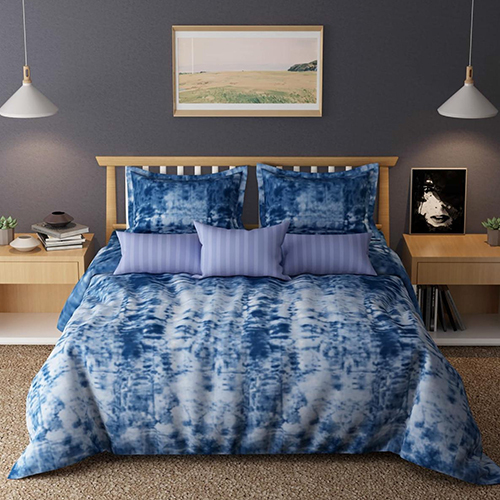 3 Pcs Printed Bed Sheet Set - Color: Multi Colour