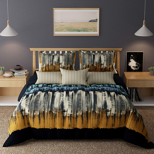 3 Pcs Designer Bed Sheet Set