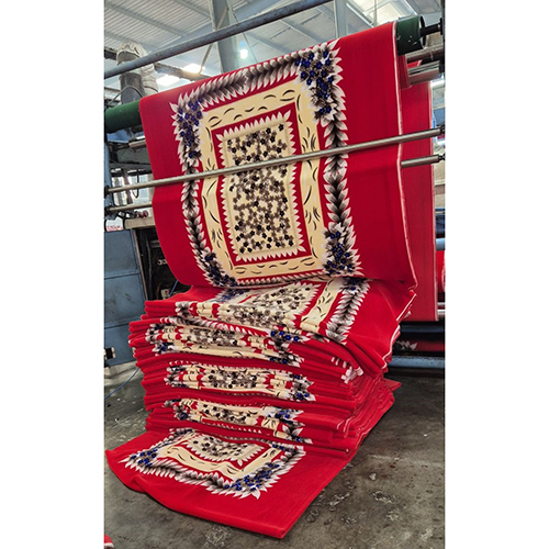 Red Printed Blanket - Age Group: Children