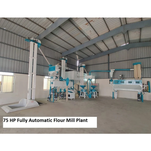 75 HP पूर्ण स्वचालित आटा मिल संयंत्र