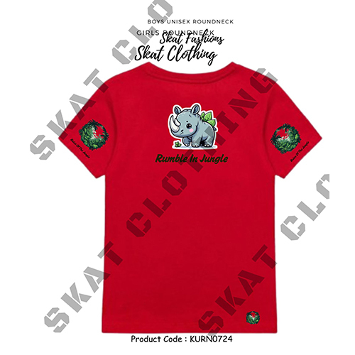 Boys Printed Round Neck T-Shirt