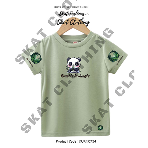 Boys Printed Round Neck T-Shirt