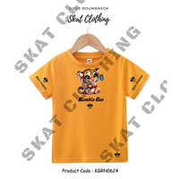 Girls Round Neck T-Shirt Casual