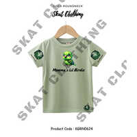 Girls Round Neck T-Shirt Casual